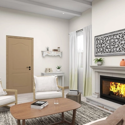 36" X 9" Farmhouse Fir Wood Wall Shelf - Olivia & May 4 36" X 9" Farmhouse Fir Wood Wall Shelf - Olivia & May - Image 4