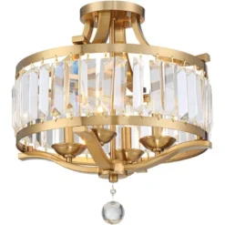 Vienna Full Spectrum Prava Modern Ceiling Light Semi Flush Mount Fixture 16 1/2" Wide Warm Brass 4-Light Crystal Drum For Bedroom Kitchen Living Room 10 Vienna Full Spectrum Prava Modern Ceiling Light Semi Flush Mount Fixture 16 1/2" Wide Warm Brass 4-Light Crystal Drum For Bedroom Kitchen Living Room -Safavieh Outlet Store GUEST 017d8b11 8b7d 471f ac65 399a602dc305