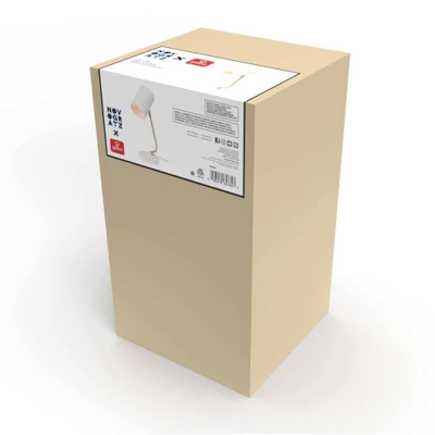 15" Novogratz X Globe Athena White Desk Lamp - Globe Electric 1 15" Novogratz X Globe Athena White Desk Lamp - Globe Electric