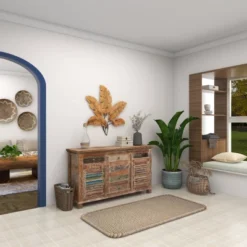 Metal Leaf Clutter Palm Wall Decor With Distressed Textured Brown - Olivia & May -Safavieh Outlet Store GUEST 06201d11 1cb6 4519 9f72 b1bb15c7eb3a