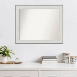 33" X 27" Non-Beveled Imperial White Wall Mirror - Amanti Art 12 33" X 27" Non-Beveled Imperial White Wall Mirror - Amanti Art -Safavieh Outlet Store GUEST 0707e353 9386 4af0 a8f3 825ae2891274