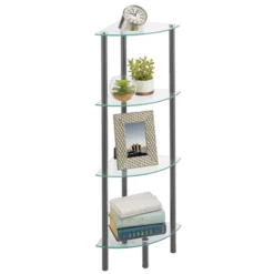 MDesign Household Floor Storage Corner Tower, 4 Tier 24 MDesign Household Floor Storage Corner Tower, 4 Tier -Safavieh Outlet Store GUEST 084ee09e 2e04 442e 9733 7f1d6eba3223