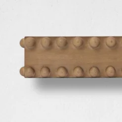 Large Beaded Wood Floating Decorative Wall Shelf Natural - American Art Decor -Safavieh Outlet Store GUEST 08758e2a 6ec8 4c58 83d9 ef38ca9fdeae