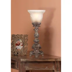 Regency Hill French LED Uplight Desk Table Lamp 18" High Beige Wash Candlestick Alabaster Glass Shade For Bedroom Bedside Office 13 Regency Hill French LED Uplight Desk Table Lamp 18" High Beige Wash Candlestick Alabaster Glass Shade For Bedroom Bedside Office -Safavieh Outlet Store GUEST 08e6f0e2 da94 422f 8b2a 36575c4c1e69