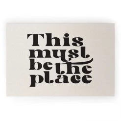 DirtyAngelFace This Must Be The Place Looped Vinyl Welcome Mat - Society6 -Safavieh Outlet Store GUEST 0a21ac8b e4c7 4bf9 b016 033c3026dd92