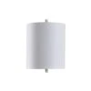 Westray Open Cage Table Lamp With Marble Base Cylinder Shade Brass - StyleCraft