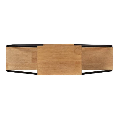 Lintz Octagon Floating Wall Shelves - Kate & Laurel All Things Decor 4 Lintz Octagon Floating Wall Shelves - Kate & Laurel All Things Decor - Image 4