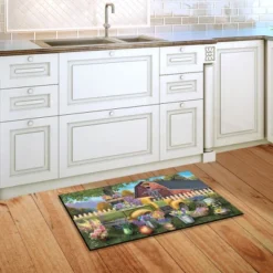 Flower Barn Spring Doormat Indoor Outdoor 30" X 18" Briarwood Lane -Safavieh Outlet Store GUEST 0fe76295 9359 4f38 89d5 f5cffeaf1b83