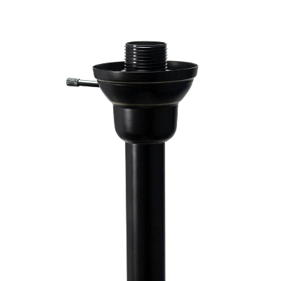 3 Light Restoration Floor Lamp With Scalloped Glass Shade Bronze - Elegant Designs 7 3 Light Restoration Floor Lamp With Scalloped Glass Shade Bronze - Elegant Designs - Image 7