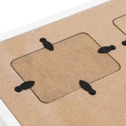 Wood Sonogram Picture Photo Frame For 3 Ultrasound Keepsake 2.5"x3.75" Photo Tabletop / Wall, White 17"x7.5"x0.5" -Safavieh Outlet Store GUEST 12c4c07b 1b4e 4457 959d 87a638beddde