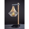 Elsie Natural Wood Table Lamp Black - Adesso