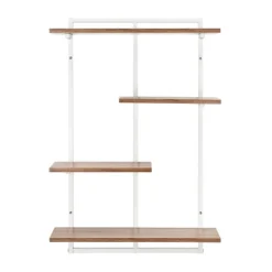 34.5" X 23.6" Rhodes 4 Tier Modern Floating Windowsill Wall Shelf Unit - Danya B. -Safavieh Outlet Store GUEST 14da601f 6d37 4949 8ecd 4dac2fc094c4