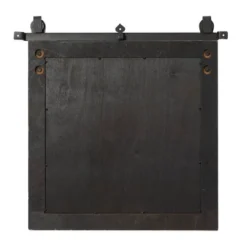 Wood Wall Mirror With Metal Hanging Rod Brown - Olivia & May -Safavieh Outlet Store GUEST 15820d04 72a2 4ba2 84b2 9eaba064b025