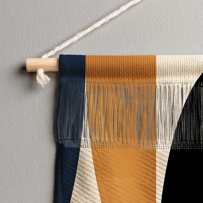 Colour Poems Bold Minimalism XII Fiber Wall Hanging - Society6 2 Colour Poems Bold Minimalism XII Fiber Wall Hanging - Society6 - Image 2