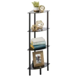 MDesign Household Floor Storage Corner Tower, 4 Tier 21 MDesign Household Floor Storage Corner Tower, 4 Tier -Safavieh Outlet Store GUEST 180a2e50 a21c 4875 8a32 ed1f6069af16