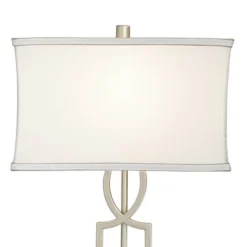 360 Lighting Evan Modern Table Lamps 28 1/2" Tall Set Of 2 Brushed Nickel With USB Charging Port White Rectangular Shade For Bedroom Living Room House 9 360 Lighting Evan Modern Table Lamps 28 1/2" Tall Set Of 2 Brushed Nickel With USB Charging Port White Rectangular Shade For Bedroom Living Room House -Safavieh Outlet Store GUEST 18d75eae ccea 4102 a52b 16de6db33f2a