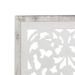 Mango Wood Floral Handmade Intricately Carved Arabesque Wall Decor - Olivia & May -Safavieh Outlet Store GUEST 19dee39a a2f2 4876 91c2 9e63d22f9304
