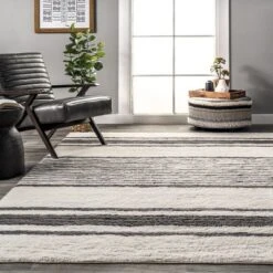 Lauren Liess X RugsUSA - Striped Wool Machine Washable Area Rug 17 Lauren Liess X RugsUSA - Striped Wool Machine Washable Area Rug -Safavieh Outlet Store GUEST 1a117208 d679 495a 9eaa 883445247edc