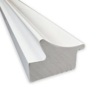 33" X 27" Non-Beveled Imperial White Wall Mirror - Amanti Art 1 33" X 27" Non-Beveled Imperial White Wall Mirror - Amanti Art