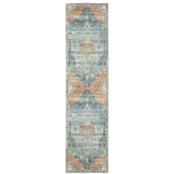 Marcel Bohemian Border Medallion Area Rug Orange/Blue - Captiv8e Designs -Safavieh Outlet Store GUEST 1bec654a fc3c 4e2e 9096 9bcebf38bc33