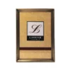 Lawrence Frames Antique Brass 8x12 Picture Frame - Bead Border Design 11482