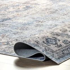 NuLOOM Eva Machine Washable Vintage Faded Medallion Area Rug -Safavieh Outlet Store GUEST 1ce64519 769d 4129 85d7 971903214627