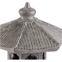 John Timberland Pagoda Statue Sculpture Garden Decor Indoor Outdoor Front Porch Patio Yard Outside Home Balcony Old Faux Stone Finish 16 1/2" Tall -Safavieh Outlet Store GUEST 1dc3ae34 dd69 4d20 81c9 49dbb3965ec6