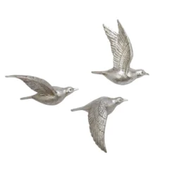 Set Of 3 Metallic Flying Bird Sculptures Wall Decor - Olivia & May -Safavieh Outlet Store GUEST 1df5f0d1 0815 42c5 a419 7d0b0a21f819