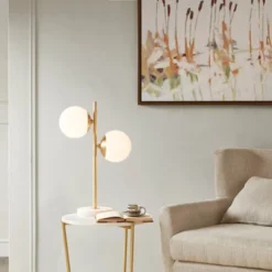 Holloway Table Lamp White/Gold -Safavieh Outlet Store GUEST 1e22d73b 549f 4a41 a11f 8d958af6d555