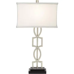 360 Lighting Evan Modern Table Lamps 28 1/2" Tall Set Of 2 Brushed Nickel With USB Charging Port White Rectangular Shade For Bedroom Living Room House 13 360 Lighting Evan Modern Table Lamps 28 1/2" Tall Set Of 2 Brushed Nickel With USB Charging Port White Rectangular Shade For Bedroom Living Room House -Safavieh Outlet Store GUEST 1fc20b88 5ada 4baa a13e 2b3cf2157da7