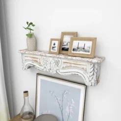 36" X 9" Farmhouse Fir Wood Wall Shelf - Olivia & May 31 36" X 9" Farmhouse Fir Wood Wall Shelf - Olivia & May -Safavieh Outlet Store GUEST 20999ea1 4a1f 4126 be28 891df231e38e