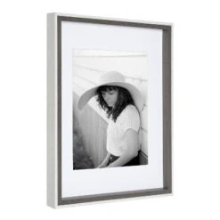 11" X 14" Gibson Wall Frame Set Gray - Kate & Laurel All Things Decor