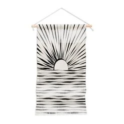 Alisa Galitsyna Minimal Sunrise Sunset Fiber Wall Art - Society6 -Safavieh Outlet Store GUEST 23f6305b 9be1 4f55 b4fc bdc137e063f1