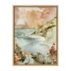 18" X 24" Sylvie Landscape 04 Framed Canvas By Annie Quigley Natural - Kate & Laurel All Things Decor