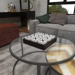 14" Contemporary Wooden Tic Tac Toe Sculpture Black - Olivia & May 31 14" Contemporary Wooden Tic Tac Toe Sculpture Black - Olivia & May -Safavieh Outlet Store GUEST 250ebfcf 749d 4d90 8e75 c5f73bedb337