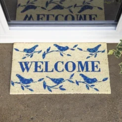Evergreen Welcome Birds Coir Mat