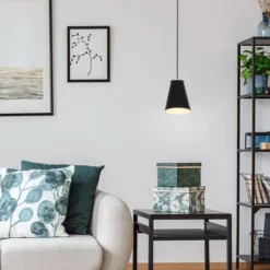 10.38" Metal Pendant Ceiling Light Black - Cresswell Lighting 13 10.38" Metal Pendant Ceiling Light Black - Cresswell Lighting -Safavieh Outlet Store GUEST 2856dbe9 63f4 485d 8f6a 1b0db442ff84