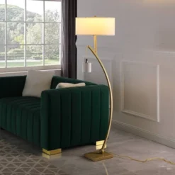 59" Contemporary Arc With Hanging Pendulum Metal Floor Lamp Gold - Ore International 10 59" Contemporary Arc With Hanging Pendulum Metal Floor Lamp Gold - Ore International -Safavieh Outlet Store GUEST 295b0c48 d6fe 4edd 962f 7723257ddc13
