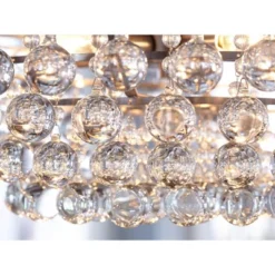 Vienna Full Spectrum Wohlfurst Brushed Nickel Pendant Chandelier 20 1/4" Wide Clear Crystal 5-Light Fixture For Dining Room House Foyer Kitchen Island -Safavieh Outlet Store GUEST 2ad365cb a092 4861 96d3 b07db994df58