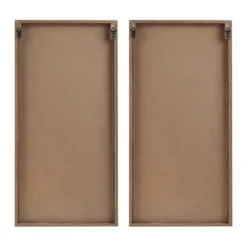 2pc Birch Palms Carved Wall Panel Set Dark Brown - Madison Park -Safavieh Outlet Store GUEST 2b405a6d cdf0 4691 b42b 44bd93de2c4b