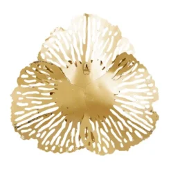 Metal Floral Wall Decor Set Of 3 Gold - Olivia & May -Safavieh Outlet Store GUEST 2be24123 886a 46ca afd4 a51e79a7fa57