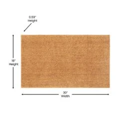 Flash Furniture Harbold 18" X 30" Indoor/Outdoor Solid Natural Coir Doormat With Non-Slip Backing 15 Flash Furniture Harbold 18" X 30" Indoor/Outdoor Solid Natural Coir Doormat With Non-Slip Backing -Safavieh Outlet Store GUEST 2d5052b1 60f0 4f30 9a86 b3e5a2624fd7