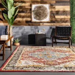 NuLOOM Indoor/Outdoor Transitional Medallion Muriel Patio Area Rug -Safavieh Outlet Store GUEST 2d6d8f85 af8d 4762 ad8e 8f5650d257df