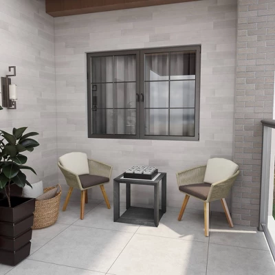 14" Contemporary Wooden Tic Tac Toe Sculpture Black - Olivia & May 6 14" Contemporary Wooden Tic Tac Toe Sculpture Black - Olivia & May - Image 6