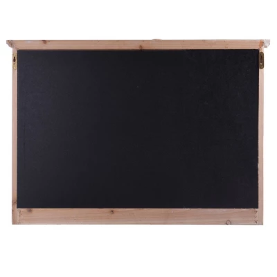 Multi-Functional Wall Memo Board With Chalkboard Brown - StyleCraft 2 Multi-Functional Wall Memo Board With Chalkboard Brown - StyleCraft - Image 2