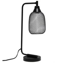 Industrial Mesh Desk Lamp Matte Black - Lalia Home -Safavieh Outlet Store GUEST 320a1c68 3979 4ffe a643 c0fb77c304ea