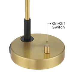 Possini Euro Design Possini Euro Kinzie Desk Lamp With Power Outlet And USB Ports Warm Gold -Safavieh Outlet Store GUEST 3247b350 cd4b 494a 8363 2e8d6f85d759