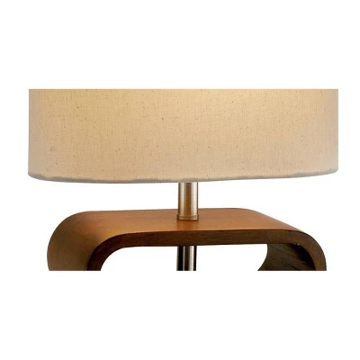 Rhythm Table Lamp Walnut - Adesso 3 Rhythm Table Lamp Walnut - Adesso - Image 3