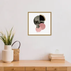 16" X 16" Spatial By Tom Reeves Framed Canvas Wall Art - Amanti Art -Safavieh Outlet Store GUEST 33f34307 882a 426b 8e51 299b6e3a4878