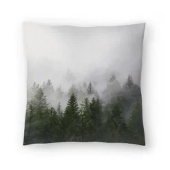 Foggy Autumn Pines By Tanya Shumkina Throw Pillow - Americanflat -Safavieh Outlet Store GUEST 35543b16 eca7 42af 930f 3e00d61685eb